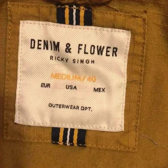 Denim & Flower/Ricky Singh cotton coat with hood - Picture 6 of 10